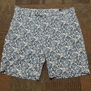 RLX Ralph Lauren Stretch Floral Print TF Golf Short Flat Front Men's 36 US Open
